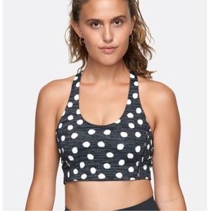 Outdoor Voices Doing Things Bra in Polka Dot Size medium